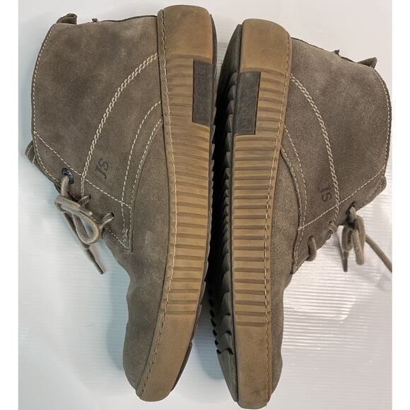 Josef Seibel Maren 2 Brown Suede Boots Chukka Leather Sherpa Lined 39 8.5 - Picture 7 of 14